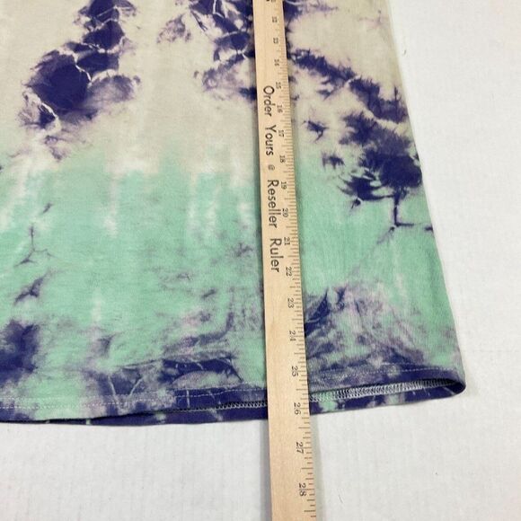 Pacsun Mens Paradise T-Shirt Tie Dye Crew Neck Short Sleeve Casual Tee S Small - Picture 6 of 10